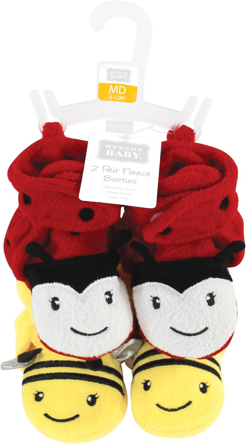 Hudson Baby Unisex-Child Cozy Fleece Booties Slipper Sock Xpress