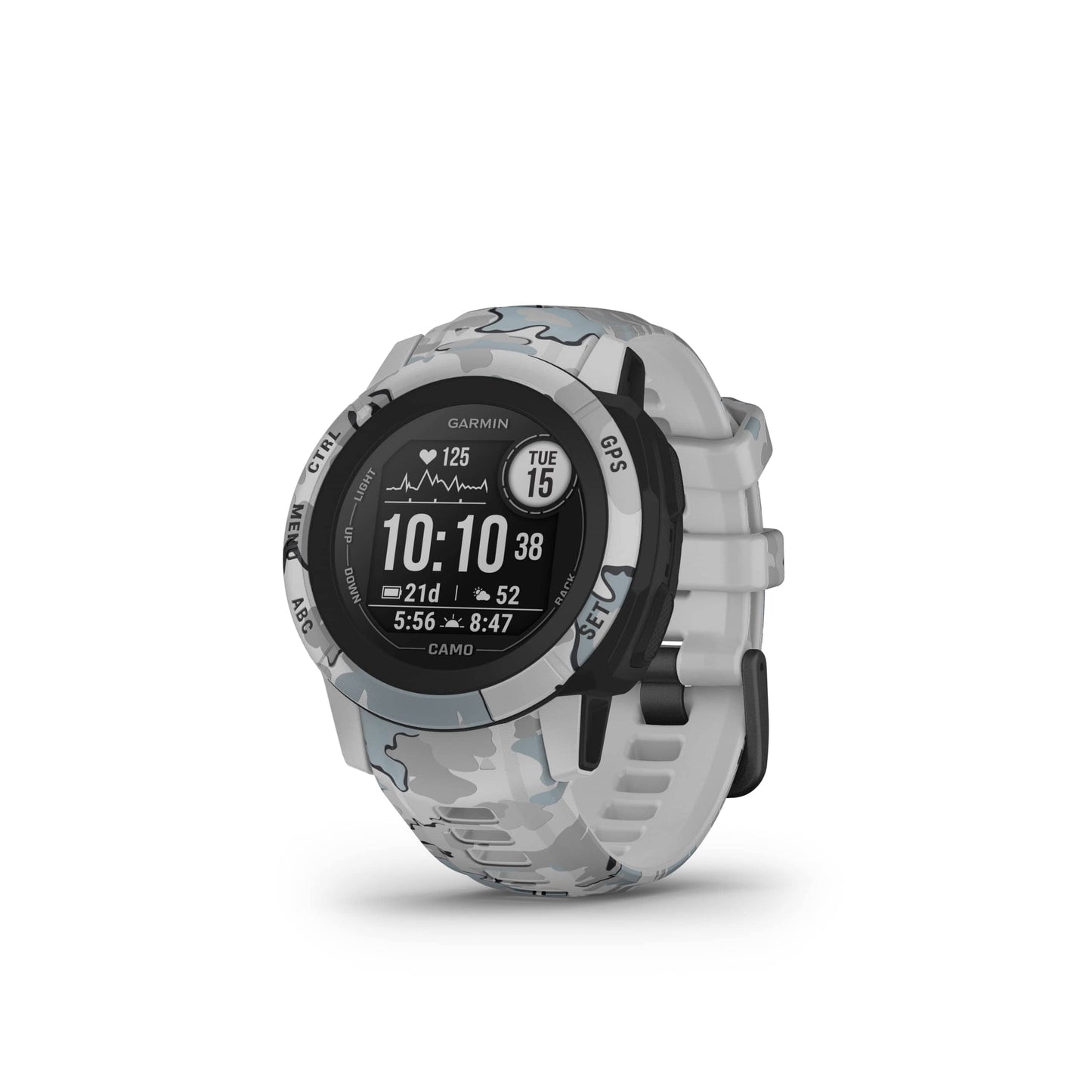 Garmin Instinct 2 Solar, edición táctica, reloj GPS para exteriores, capacidades de carga solar, compatibilidad con múltiples GNSS, enrutamiento Trackback, negro 