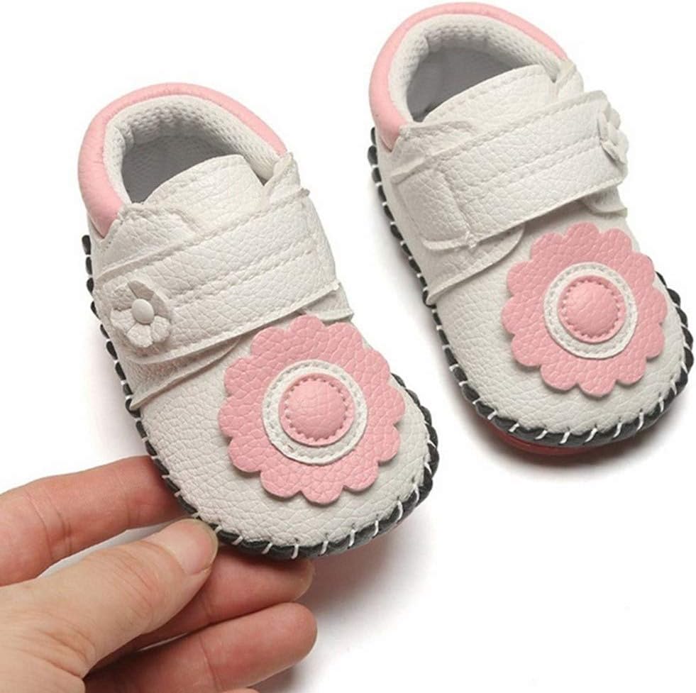 HsdsBebe Baby Boys Girls Pu Leather Hard Bottom Walking Sneakers Toddler Rubber Sole First Walkers Infant Cartoon Slippers Crib Shoes Xpress