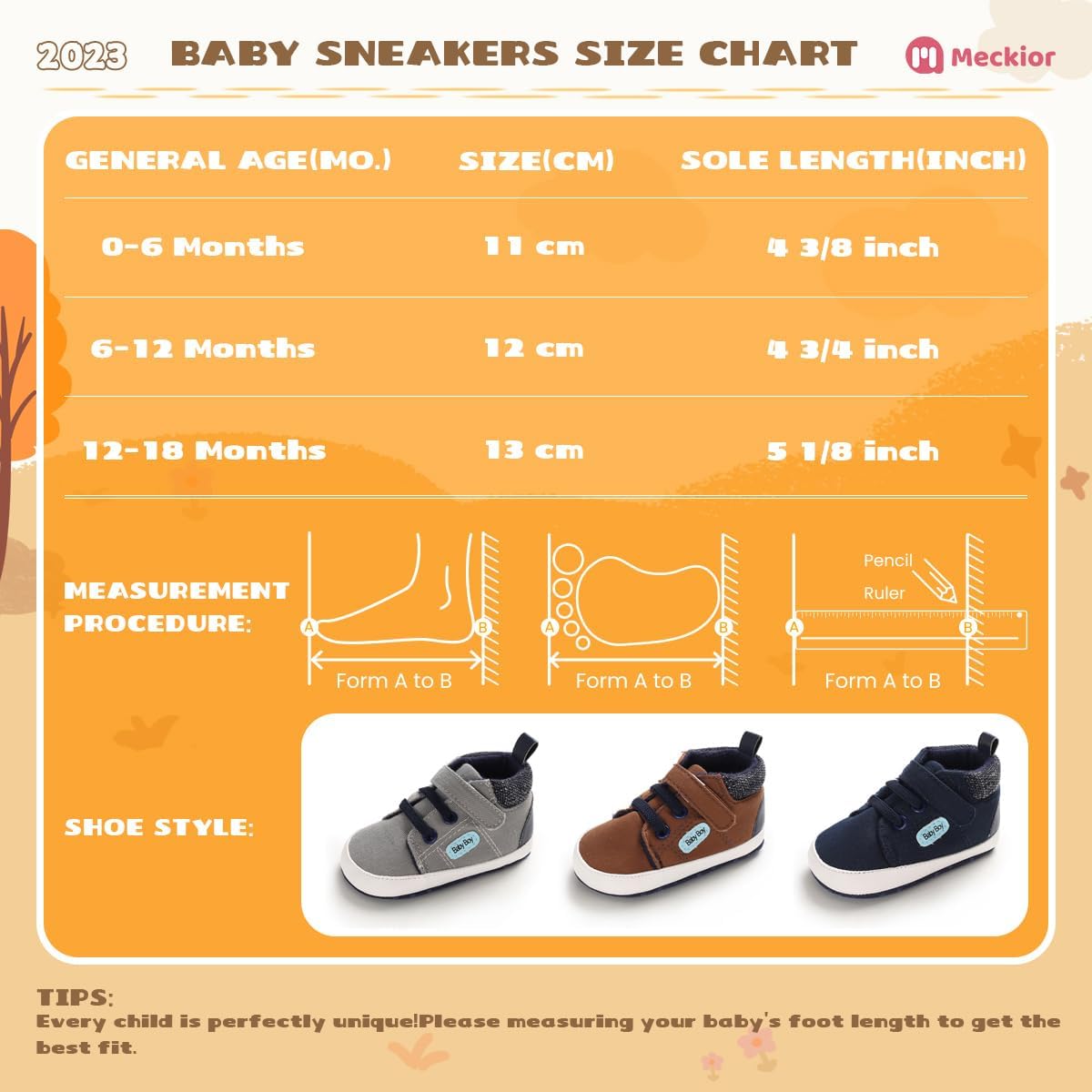 Meckior Toddler Baby Boys Girls High Tops Ankle Sneakers Soft Anti-Slip Sole PU Leather Moccasins Infant Newborn Prewalker First Walking Crib Shoes Xpress