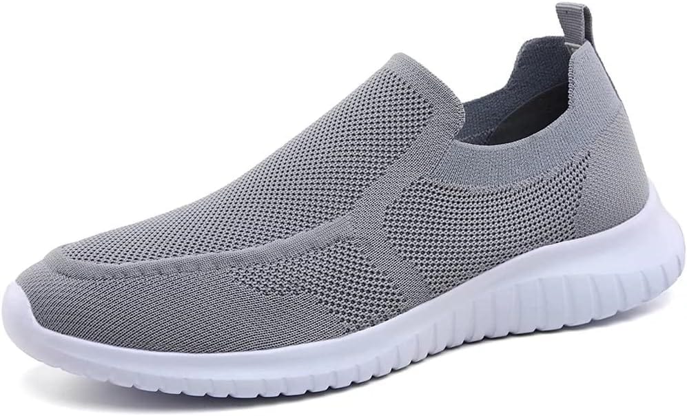 konhill Men's Breathable Walking Shoes - Tennis Casual Slip on Athletic Sneakers Xpress