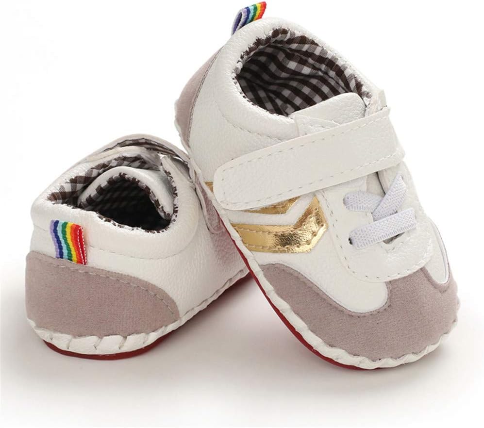 HsdsBebe Baby Boys Girls Pu Leather Hard Bottom Walking Sneakers Toddler Rubber Sole First Walkers Infant Cartoon Slippers Crib Shoes Xpress