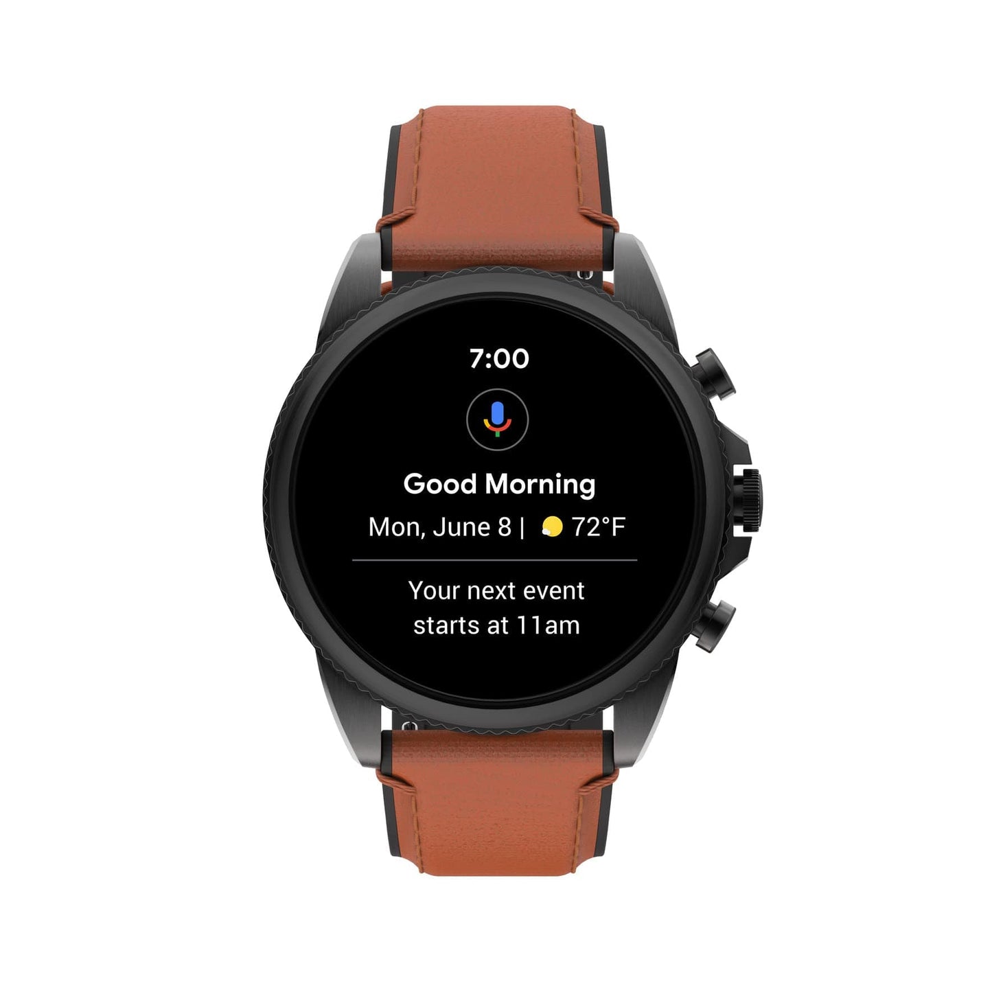 Fossil Gen 6 Reloj inteligente con pantalla táctil de 44 mm para hombres con Alexa incorporado, rastreador de ejercicios, rastreador de actividad, rastreador de sueño, GPS, altavoz, control de música, notificaciones de teléfonos inteligentes