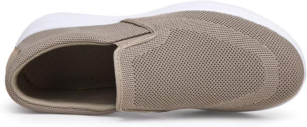 TIOSEBON Men's Mesh Slip On Walking Shoes Loafers-Comfortable Lightweight Work Drving Tennis Shoes Xpress