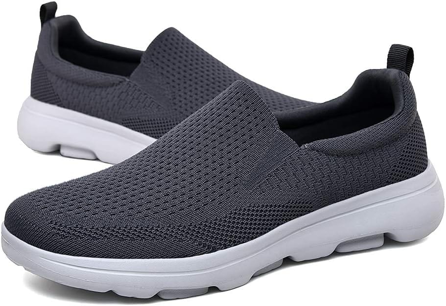 TIOSEBON Men's Mesh Slip On Walking Shoes Loafers-Comfortable Lightweight Work Drving Tennis Shoes Xpress