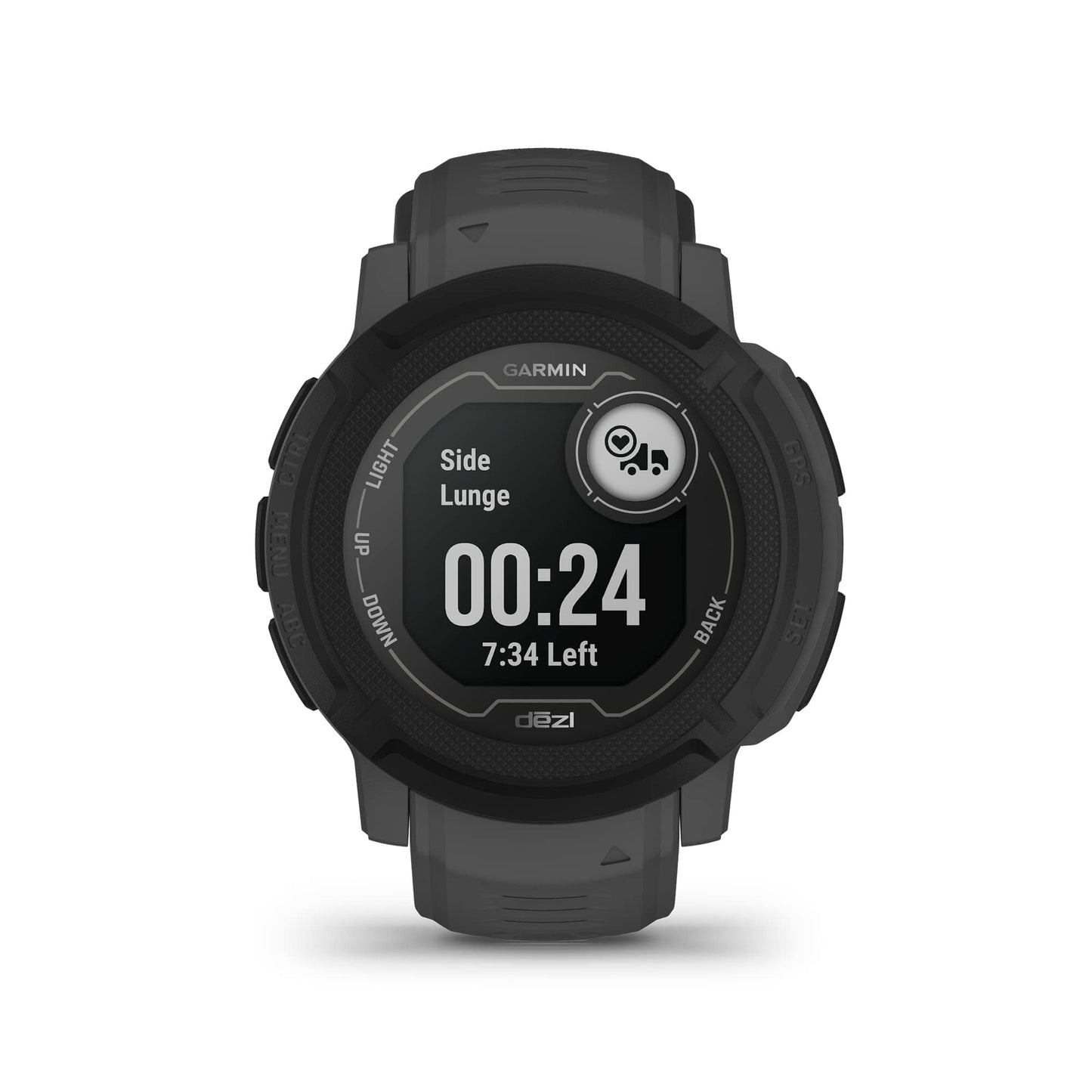 Garmin Instinct 2 Solar, édition tactique, montre d'extérieur GPS, capacités de charge solaire, prise en charge multi-GNSS, routage Tracback, noir 