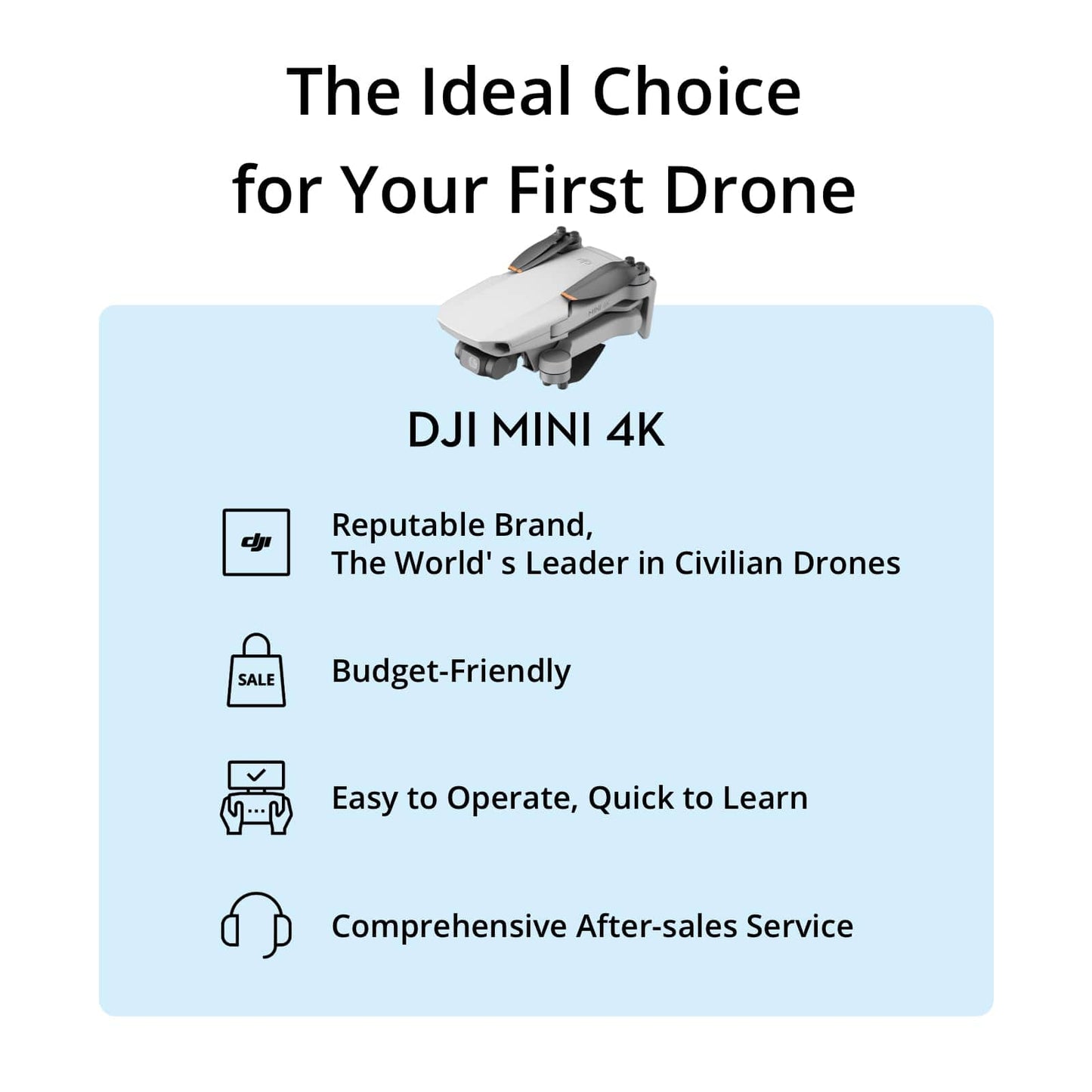 DJI Mini 2 SE, Lightweight Mini Drone with QHD Video, 10km Max Video Transmission, 31-Min Flight Time, Under 249 g, Auto Return to Home, 3-Axis Gimbal Drone with EIS, Drone with Camera for Beginners