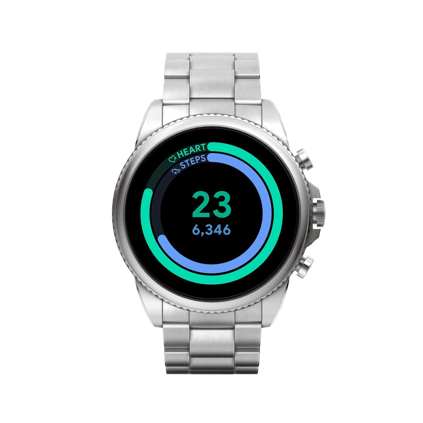 Fossil Gen 6 Montre intelligente à écran tactile de 44 mm pour hommes avec Alexa intégré, tracker d'activité, tracker d'activité, suivi du sommeil, GPS, haut-parleur, contrôle de la musique, notifications sur smartphone