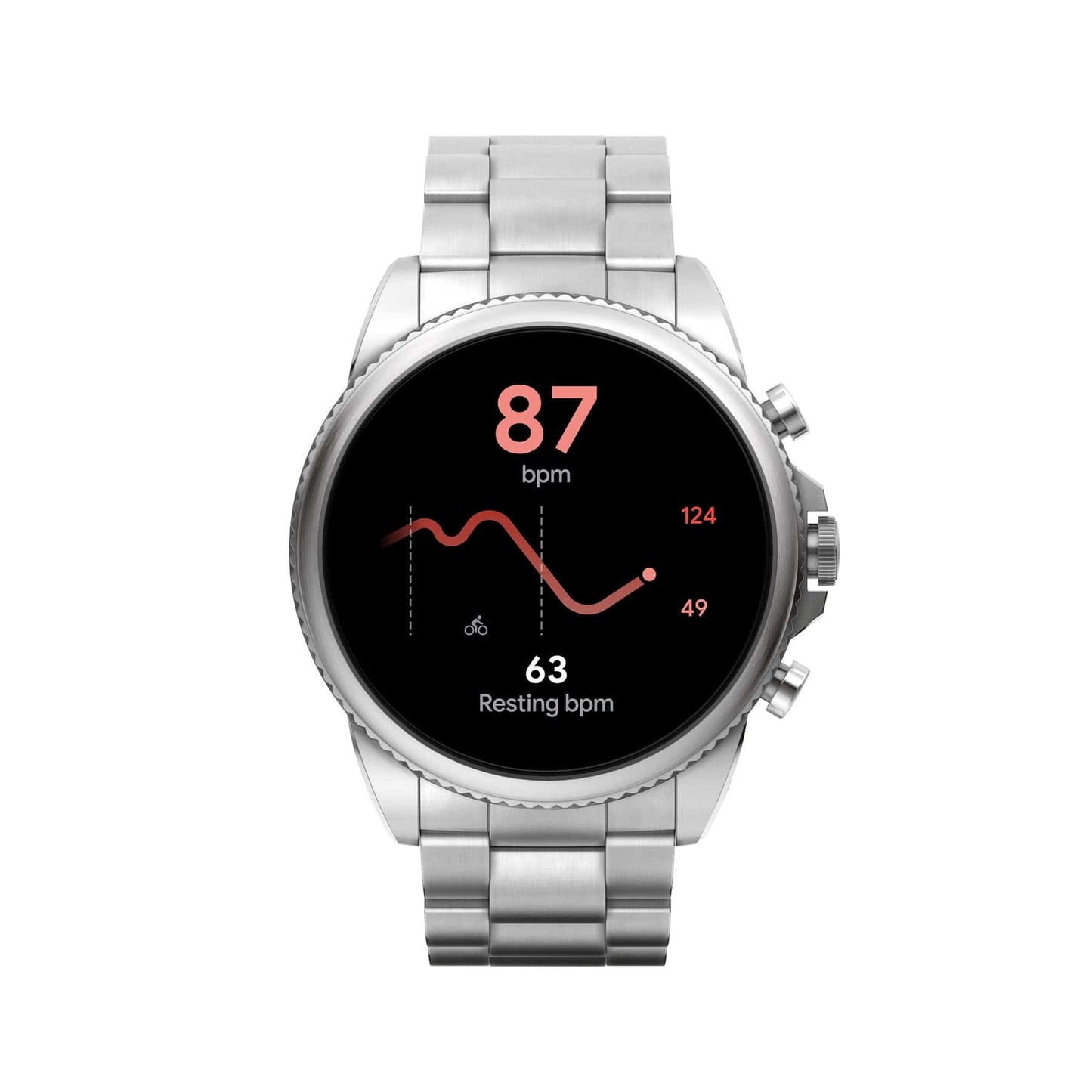 Fossil Gen 6 Montre intelligente à écran tactile de 44 mm pour hommes avec Alexa intégré, tracker d'activité, tracker d'activité, suivi du sommeil, GPS, haut-parleur, contrôle de la musique, notifications sur smartphone