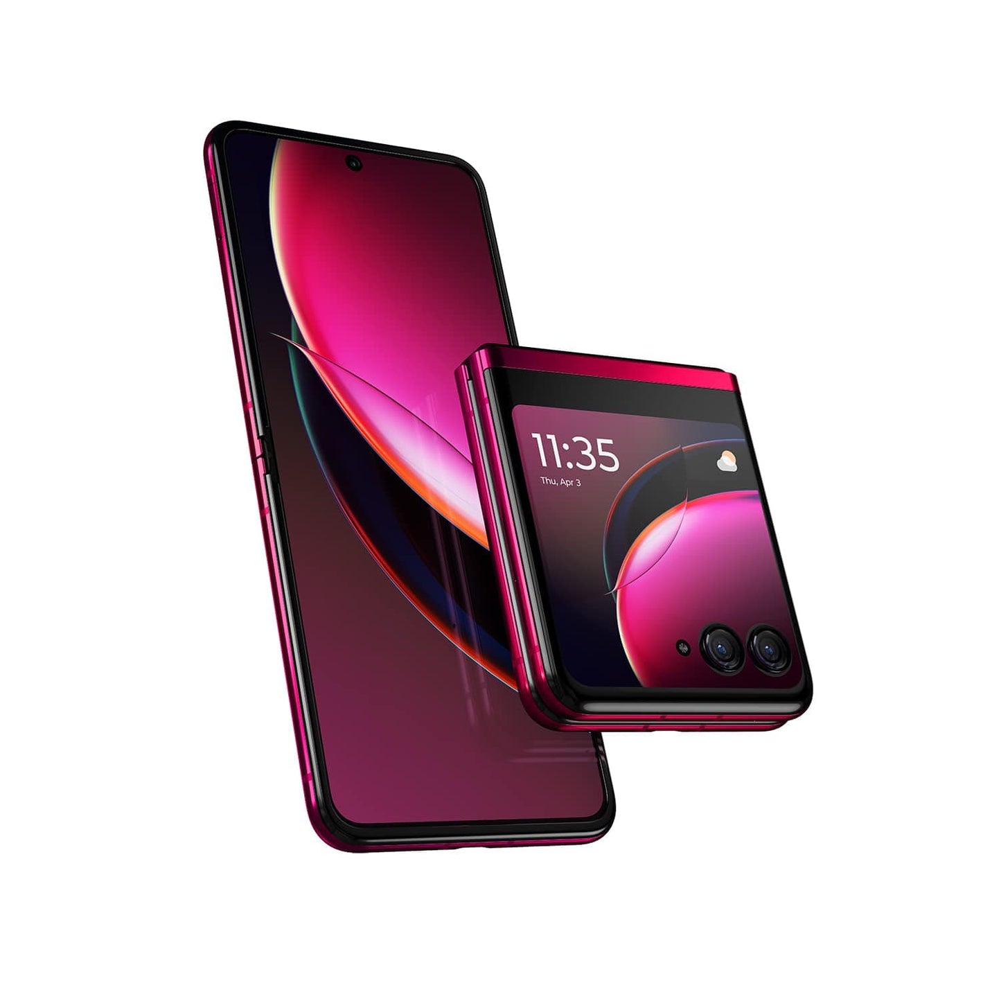 Motorola Razr+ | 2023 | Débloqué | Fabriqué pour les États-Unis 8/256 | Appareil photo 32 MP | Magenta, 73,95 x 170,83 x 6,99 mm 