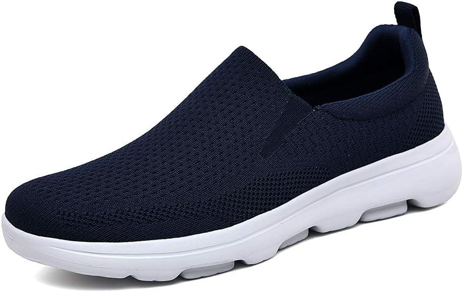 TIOSEBON Men's Mesh Slip On Walking Shoes Loafers-Comfortable Lightweight Work Drving Tennis Shoes Xpress