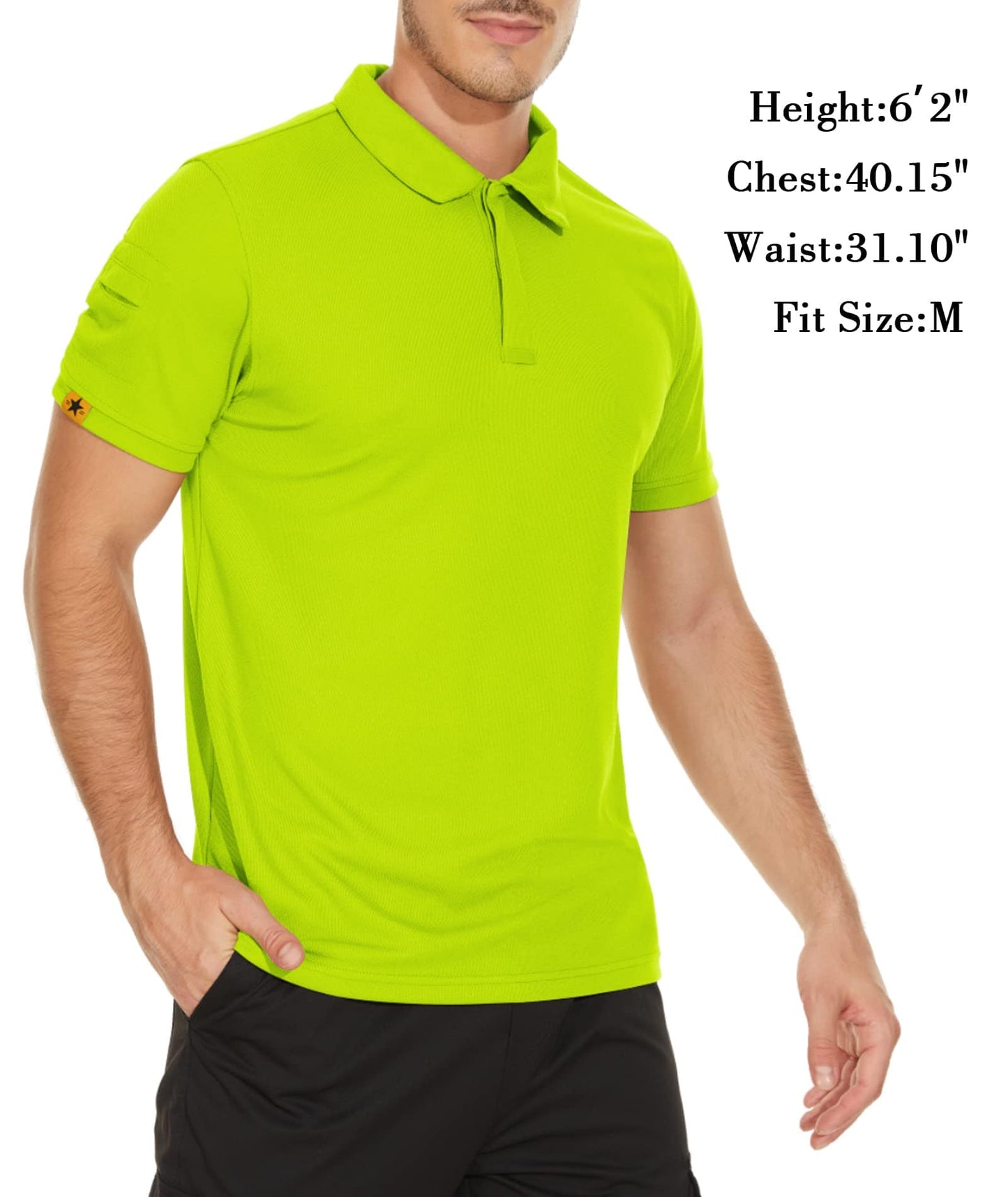 V VALANCH Mens Polo Shirts Short Sleeve Moisture Wicking Golf Polo Athletic Collared Shirt Tennis T-Shirt Tops