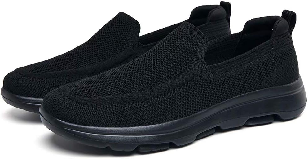 konhill Men's Breathable Walking Shoes - Tennis Casual Slip on Athletic Sneakers Xpress