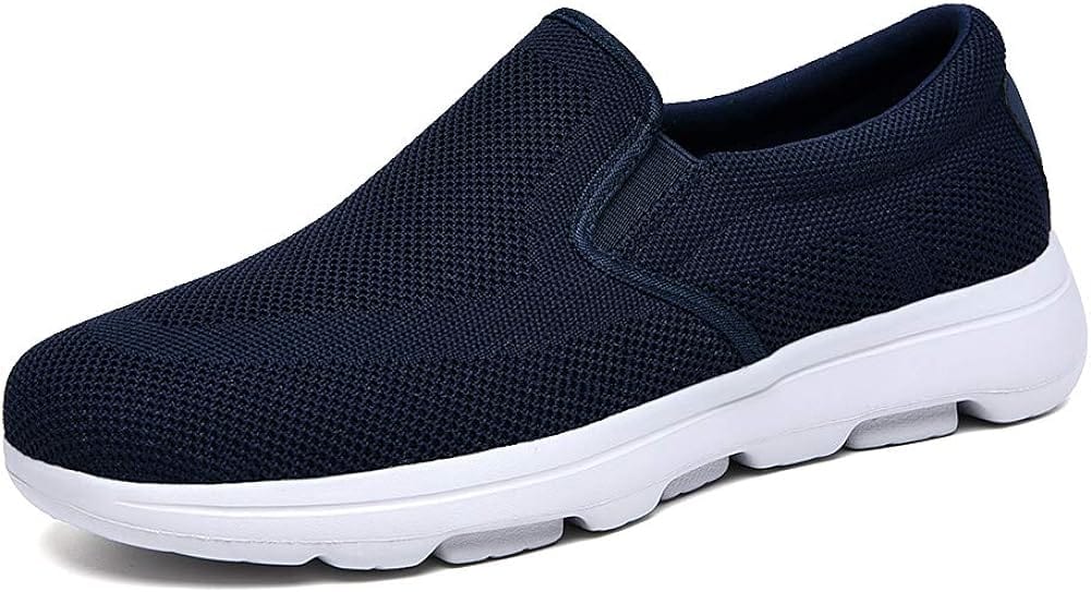 TIOSEBON Men's Mesh Slip On Walking Shoes Loafers-Comfortable Lightweight Work Drving Tennis Shoes Xpress