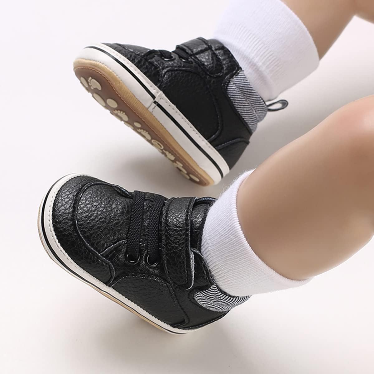 E-FAK Baby Shoes Boys Girls Infant Sneakers Non-Slip Rubber Sole Toddler Crib First Walker Shoes Xpress