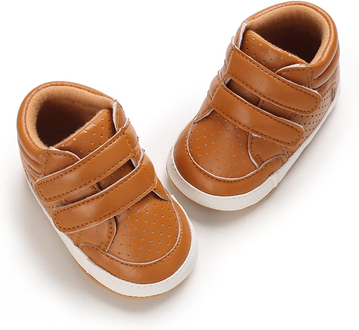 E-FAK Baby Shoes Boys Girls Infant Sneakers Non-Slip Rubber Sole Toddler Crib First Walker Shoes Xpress