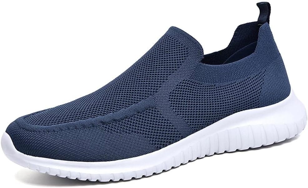 konhill Men's Breathable Walking Shoes - Tennis Casual Slip on Athletic Sneakers Xpress