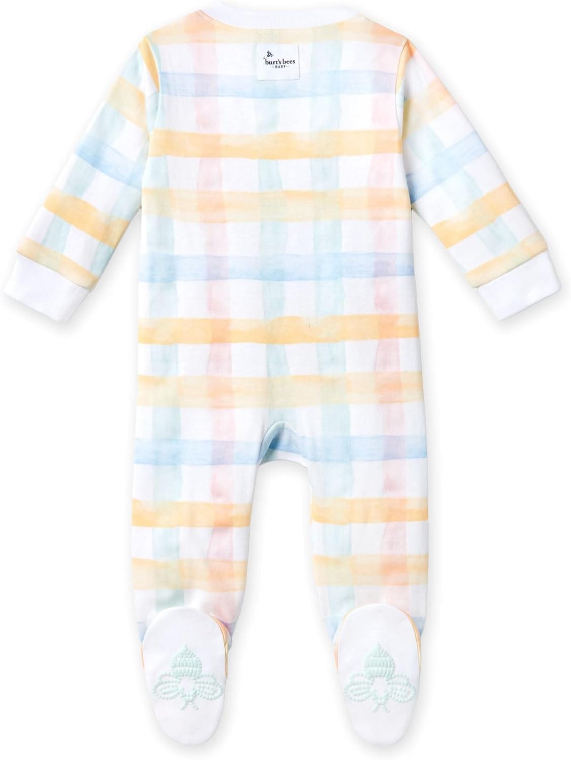 Burt's Bees Baby Baby Girls' Sleep and Play Pajamas, 100% Organic Cotton One-Piece Romper Jumpsuit Zip Front Pjs Xpress