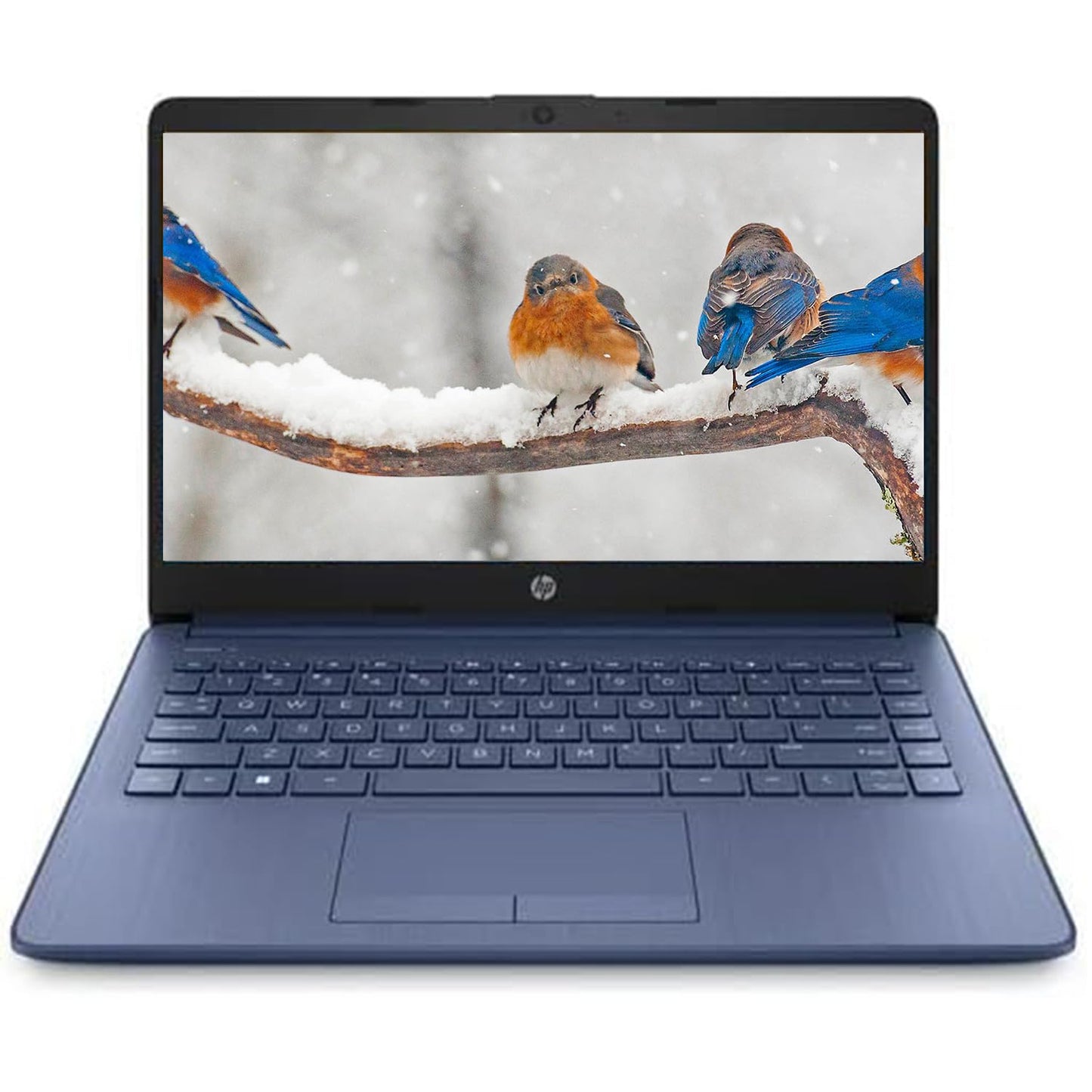 HP más nuevo portátil ultraligero de 14" para estudiantes y empresas, Intel Quad-Core N4120, 8 GB de RAM, 192 GB de almacenamiento (64 GB eMMC+128 GB Micro SD), 1 año de Office 365, cámara web, HDMI, WiFi, USB-A y C, Win 11 S 