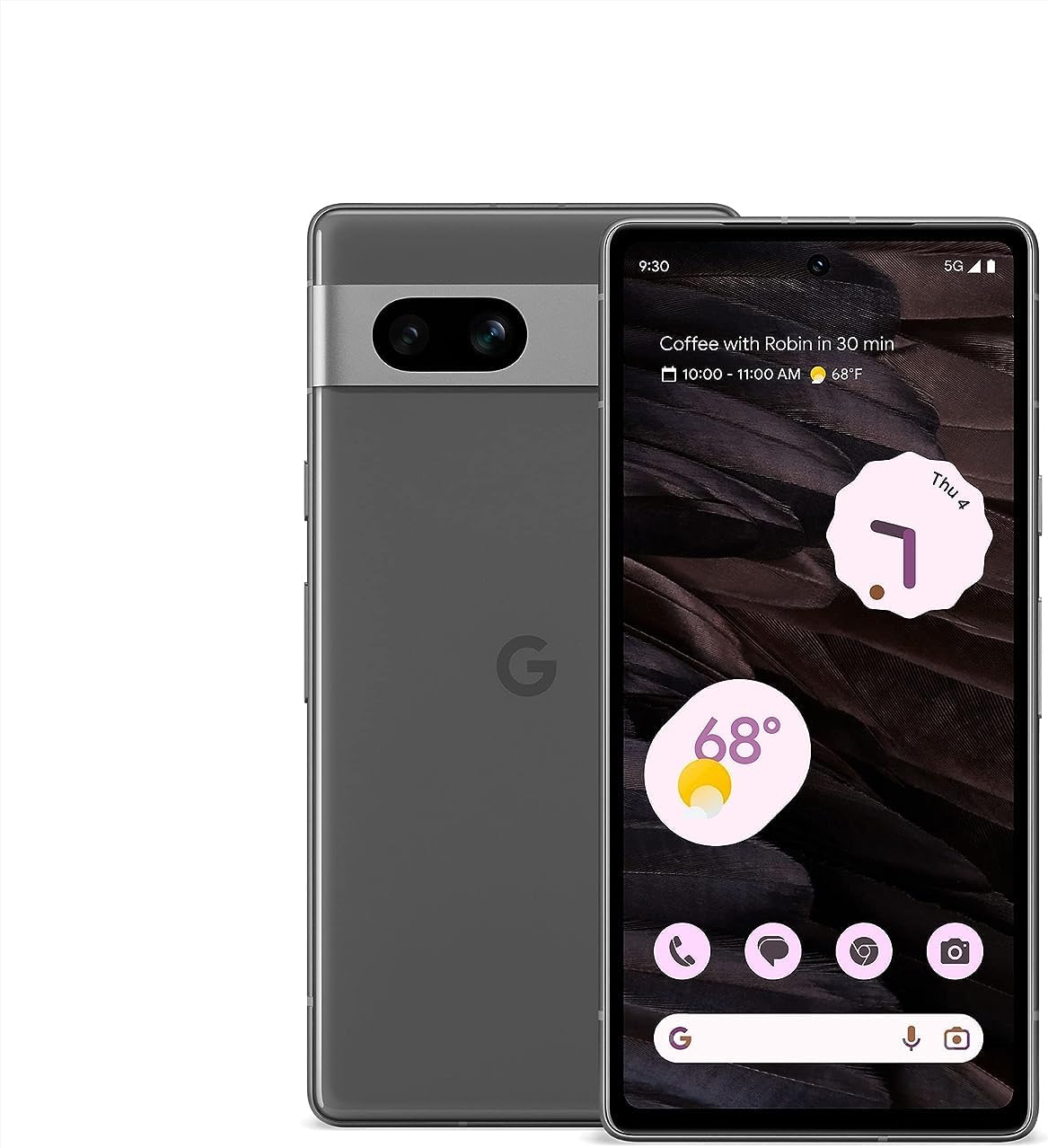 Google Pixel 7a - Celular Android desbloqueado con lente gran angular y batería de 24 horas - 128 GB - Nieve 