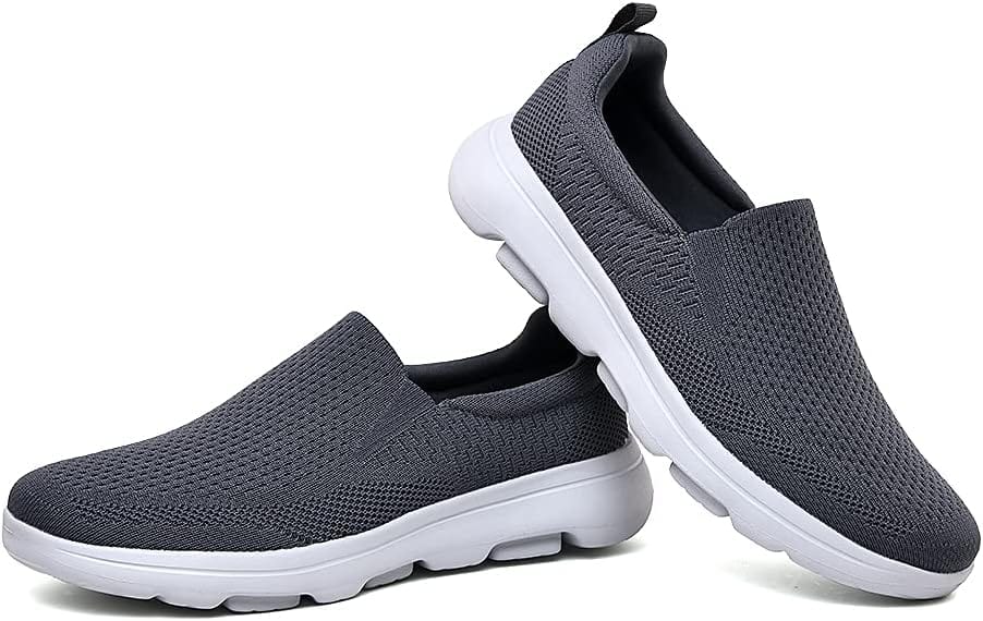 TIOSEBON Men's Mesh Slip On Walking Shoes Loafers-Comfortable Lightweight Work Drving Tennis Shoes Xpress