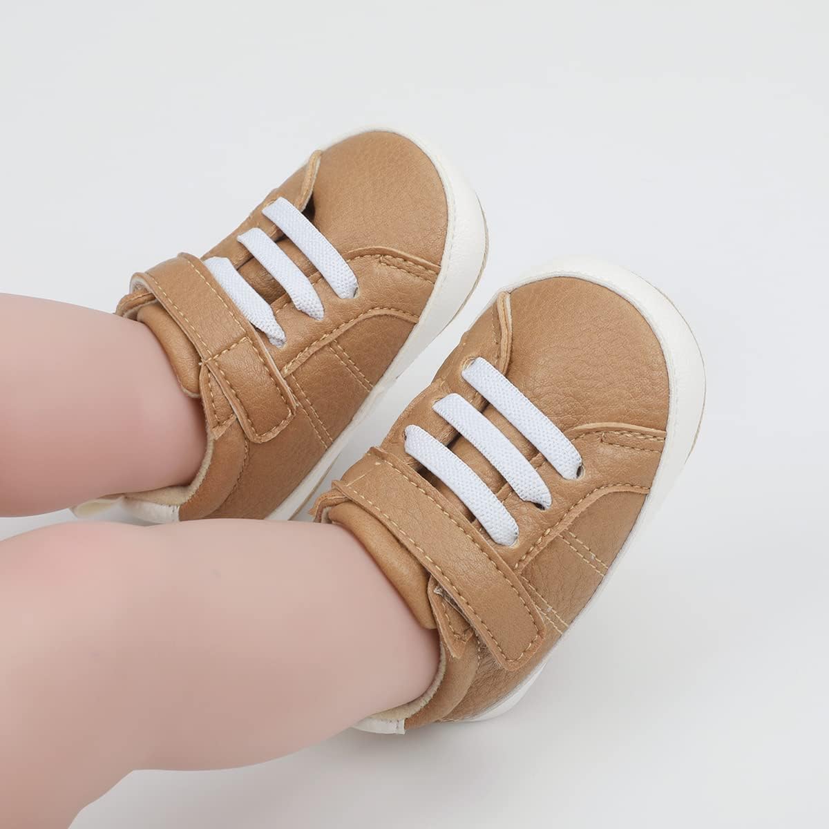 E-FAK Baby Shoes Boys Girls Infant Sneakers Non-Slip Rubber Sole Toddler Crib First Walker Shoes Xpress