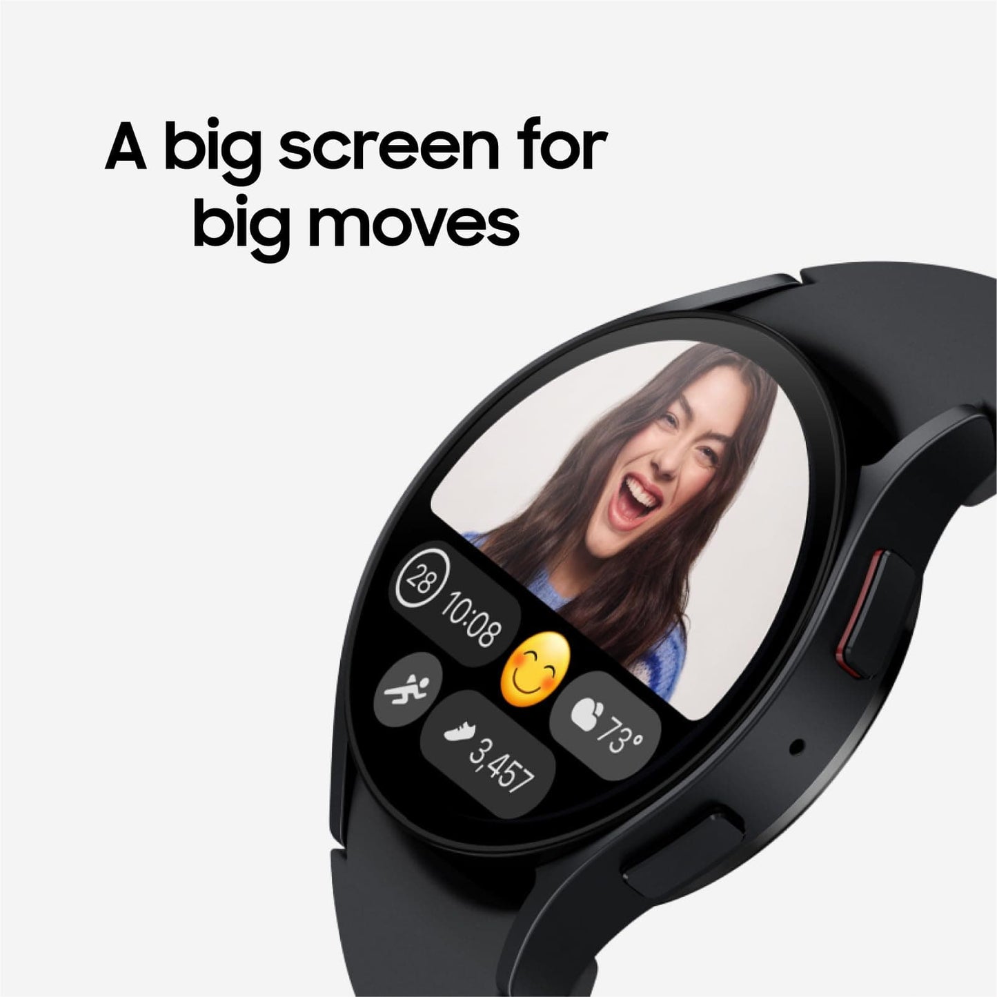 SAMSUNG Galaxy Watch 6 Montre intelligente Bluetooth 40 mm, tracker d'activité, zones RH personnalisées, coaching avancé du sommeil, moniteur cardiaque, capteur BIA, informations sur la santé et le bien-être, grand écran, version américaine, graphite 