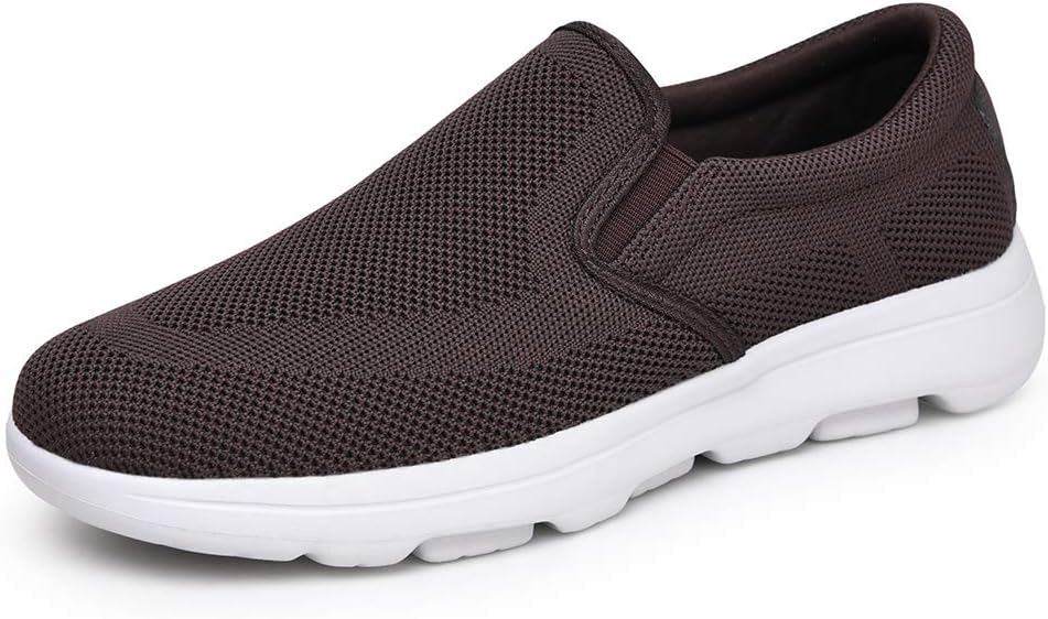 TIOSEBON Men's Mesh Slip On Walking Shoes Loafers-Comfortable Lightweight Work Drving Tennis Shoes Xpress