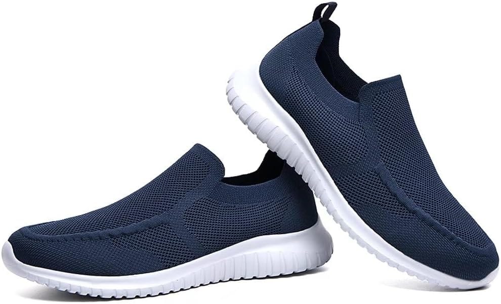 konhill Men's Breathable Walking Shoes - Tennis Casual Slip on Athletic Sneakers Xpress