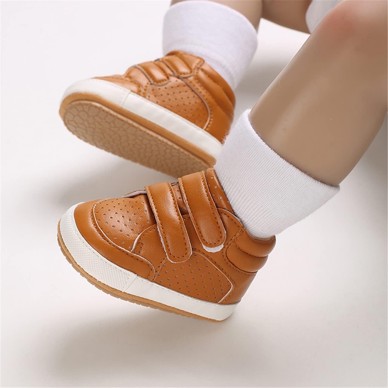 E-FAK Baby Shoes Boys Girls Infant Sneakers Non-Slip Rubber Sole Toddler Crib First Walker Shoes Xpress