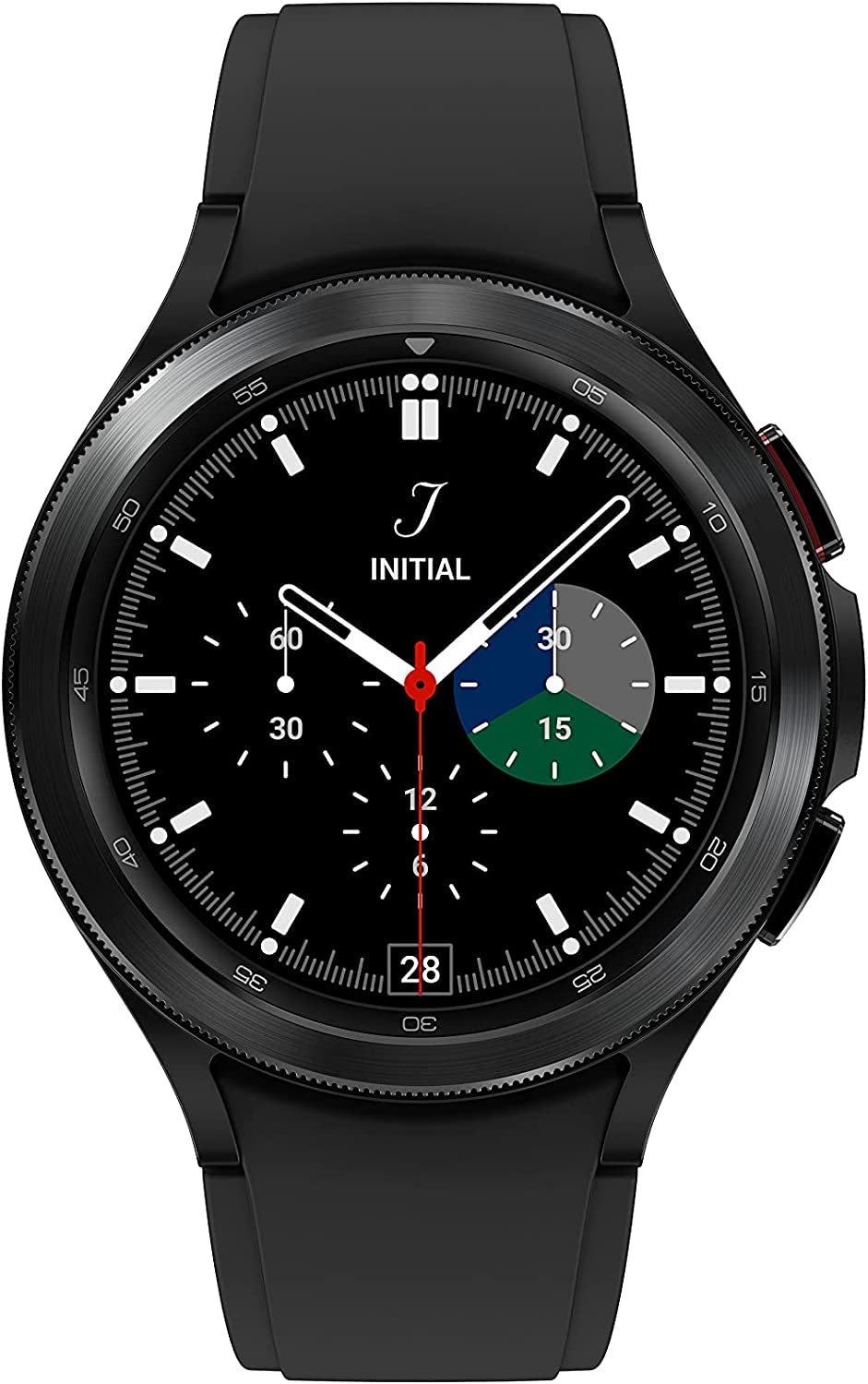 Samsung Electronics Galaxy Watch 4 Classic 46 mm Montre intelligente avec moniteur ECG pour la santé, le fitness, la course à pied, les cycles de sommeil, détection de chute GPS, Bluetooth, version américaine, noir (renouvelé) 