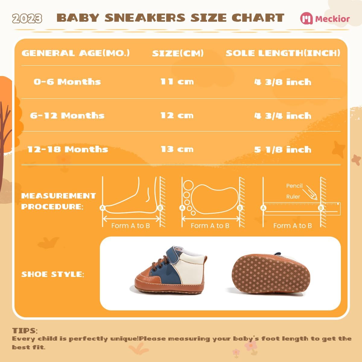 Meckior Toddler Baby Boys Girls High Tops Ankle Sneakers Soft Anti-Slip Sole PU Leather Moccasins Infant Newborn Prewalker First Walking Crib Shoes Xpress