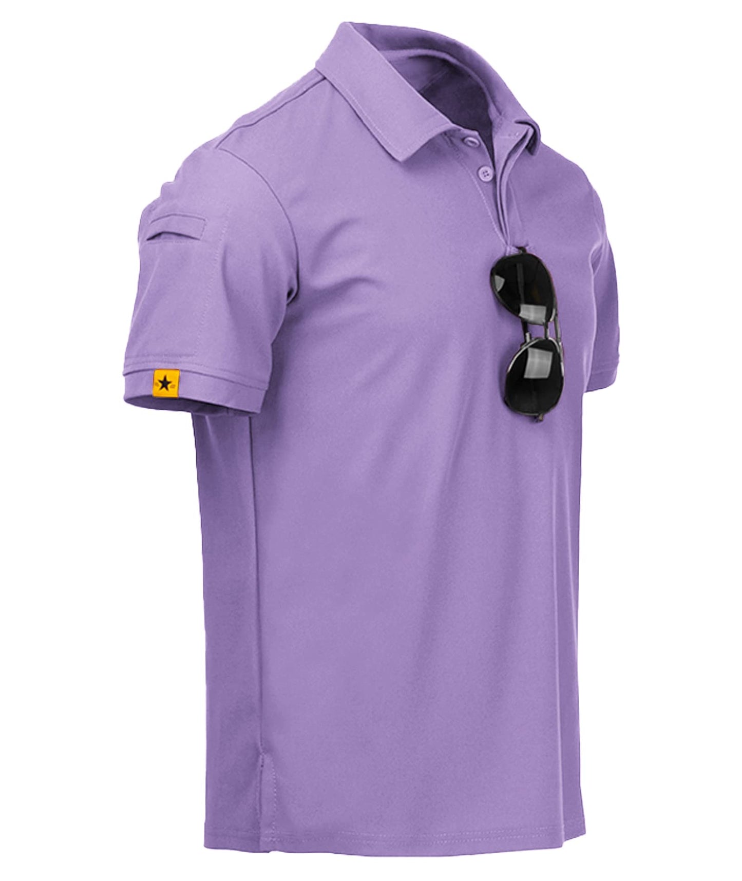 V VALANCH Mens Polo Shirts Short Sleeve Moisture Wicking Golf Polo Athletic Collared Shirt Tennis T-Shirt Tops