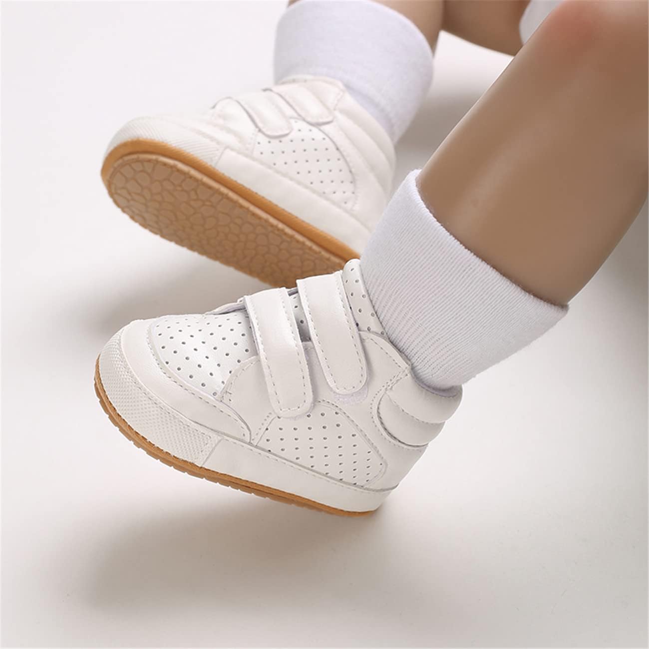 E-FAK Baby Shoes Boys Girls Infant Sneakers Non-Slip Rubber Sole Toddler Crib First Walker Shoes Xpress