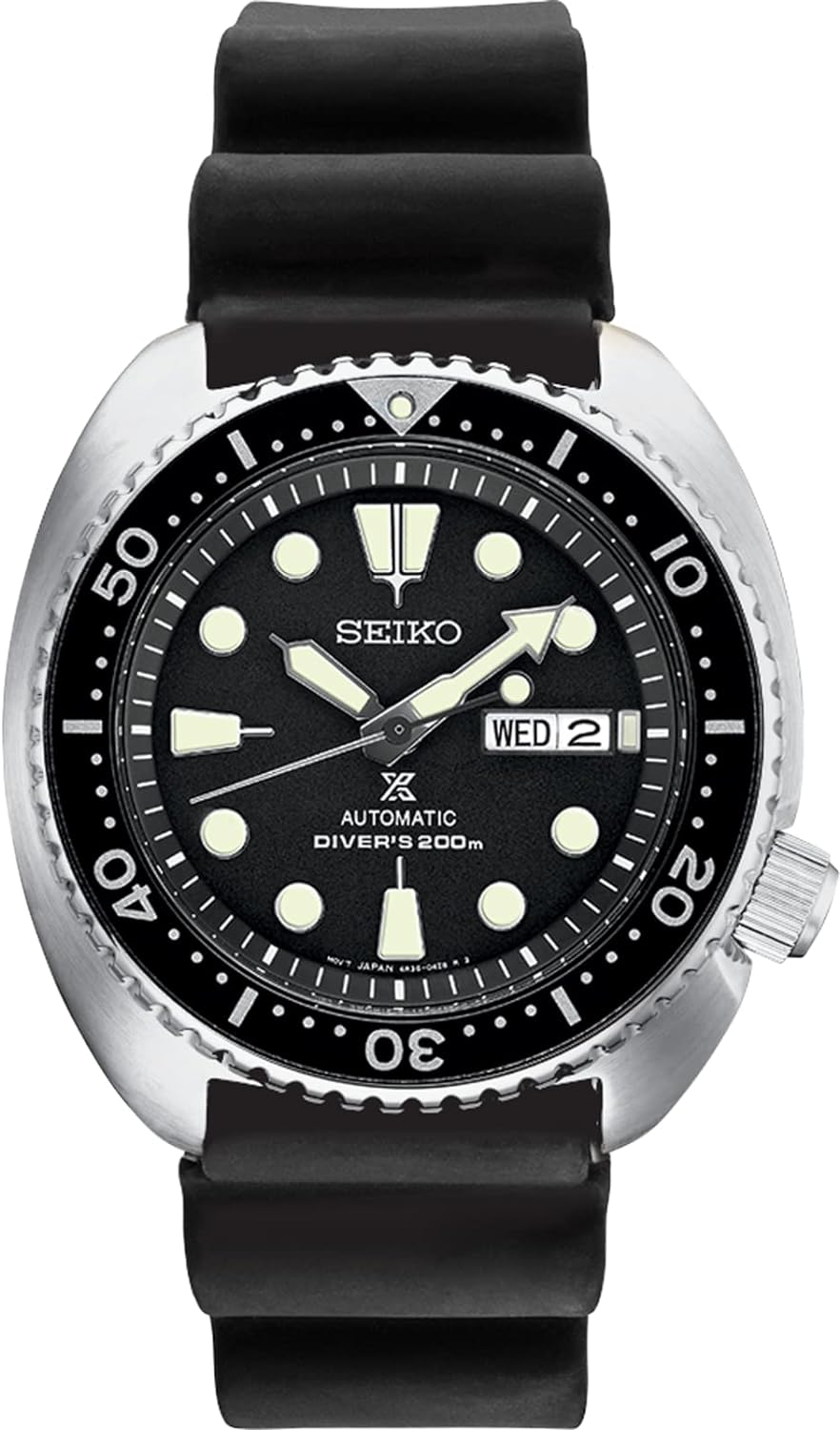 Reloj SEIKO SRPE93 Prospex para hombre negro 45 mm acero inoxidable 