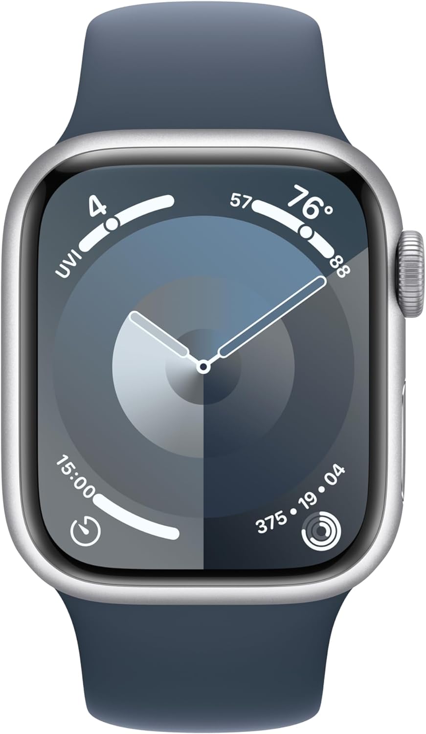 Montre intelligente Apple Watch Series 9 [GPS + Cellular 45 mm] avec boîtier en acier inoxydable doré et boucle milanaise dorée. Tracker d'activité, applications d'oxygène dans le sang et d'ECG, écran Retina toujours actif 