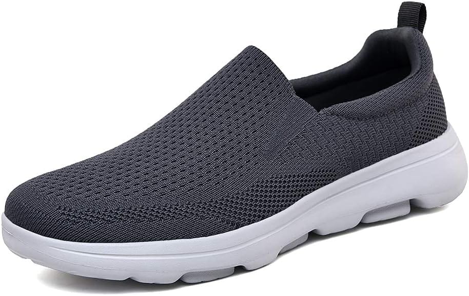 TIOSEBON Men's Mesh Slip On Walking Shoes Loafers-Comfortable Lightweight Work Drving Tennis Shoes Xpress