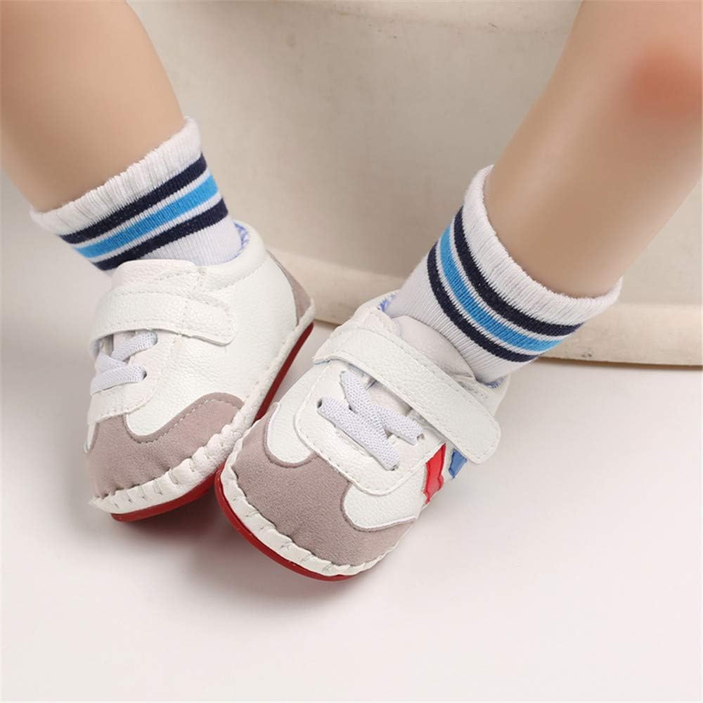 HsdsBebe Baby Boys Girls Pu Leather Hard Bottom Walking Sneakers Toddler Rubber Sole First Walkers Infant Cartoon Slippers Crib Shoes Xpress