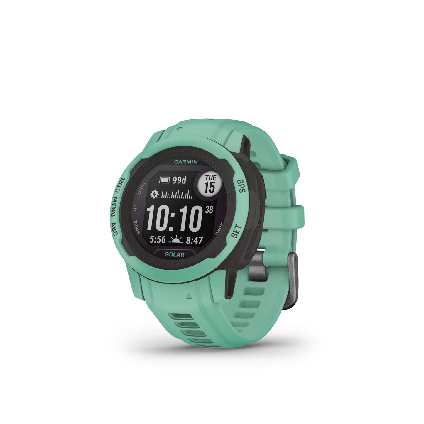 Garmin Instinct 2 Solar, edición táctica, reloj GPS para exteriores, capacidades de carga solar, compatibilidad con múltiples GNSS, enrutamiento Trackback, negro 