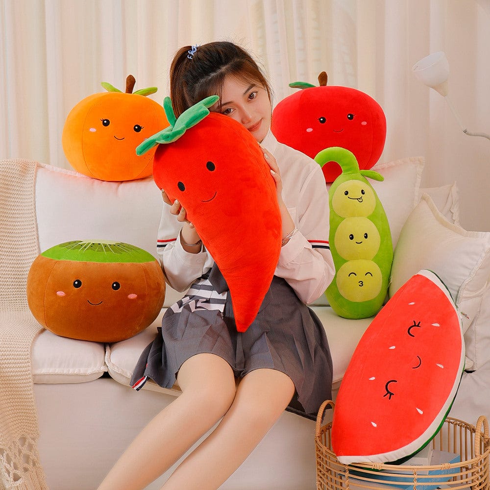 Cartoon Fruit Water Pillow Plush Toy