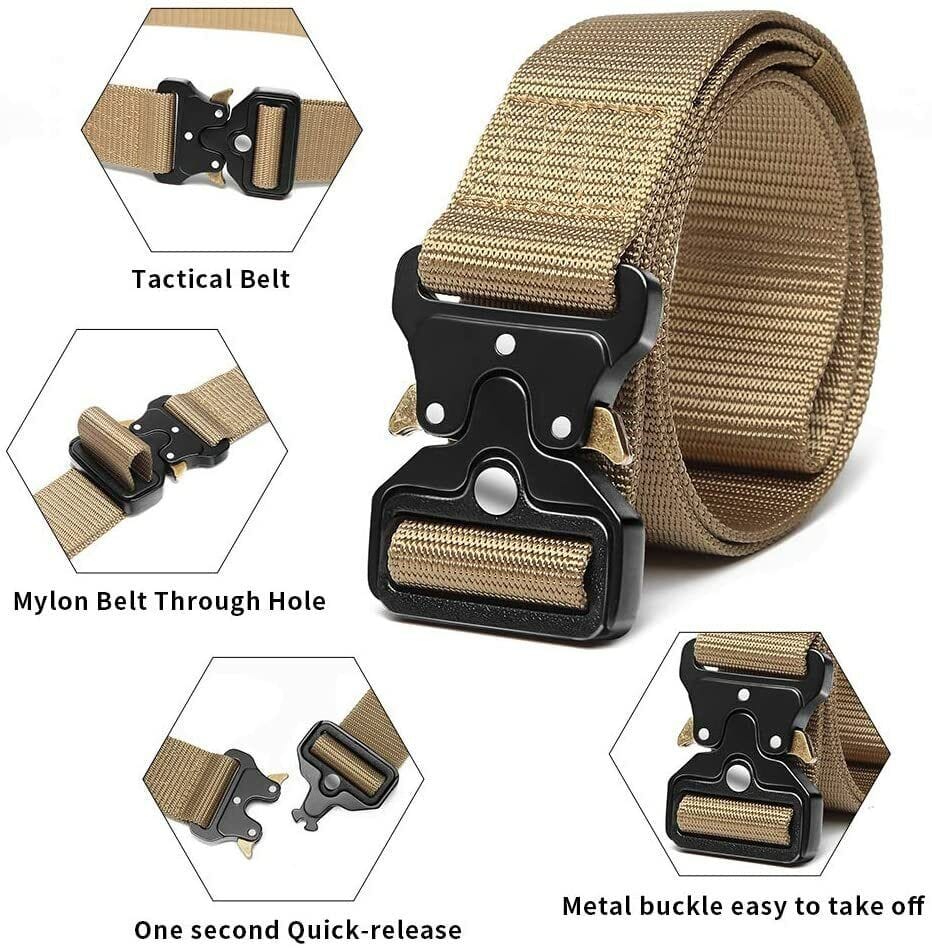 PREMIUM hommes ceinture militaire décontractée ceinture tactique sauvetage Rigger ceinture en nylon USA