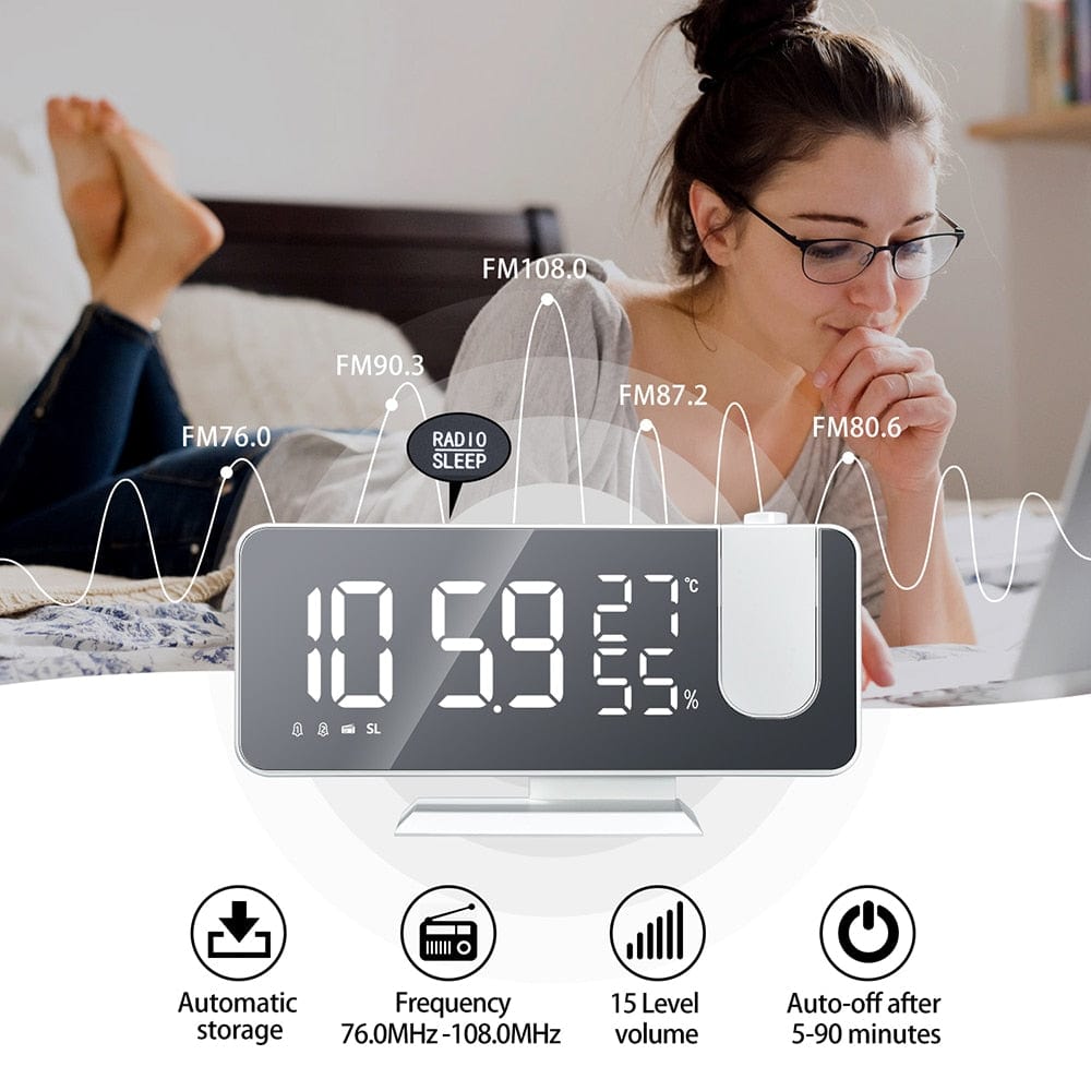 LED Digital Projection Clock Xpress