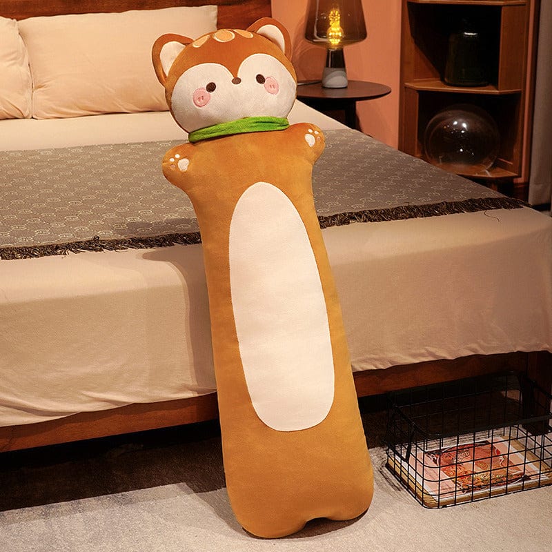 Polyester Fiber Cartoon Animal Strip Sleeping Pillow