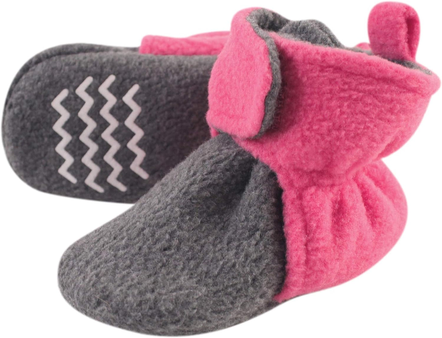 Hudson Baby Unisex-Child Cozy Fleece Booties Slipper Sock Xpress