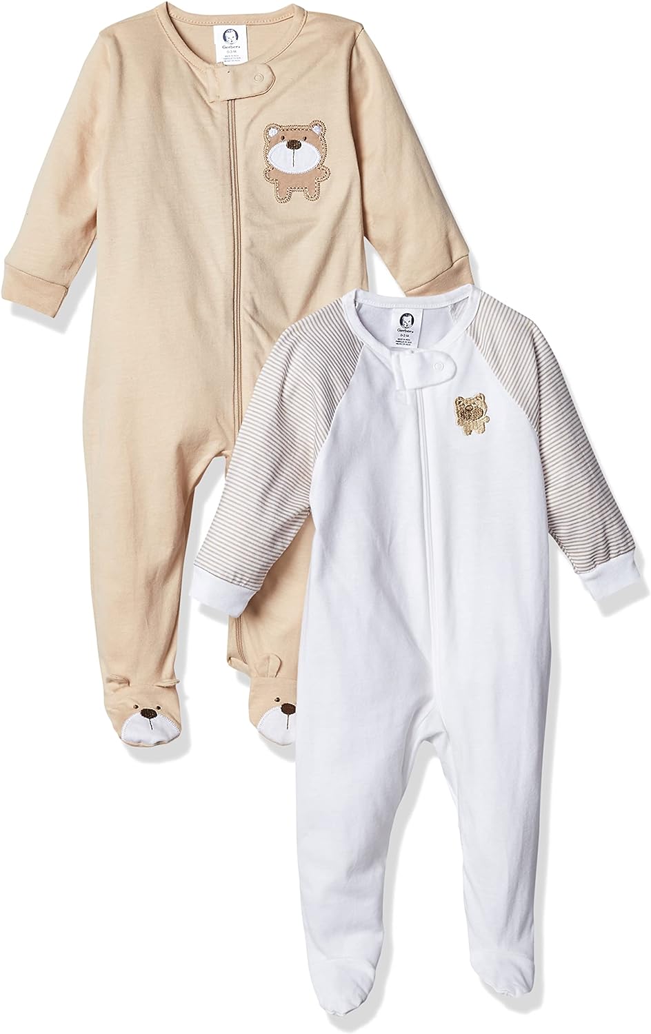 Gerber Baby Girls' 2-Pack Sleep 'N Play Xpress