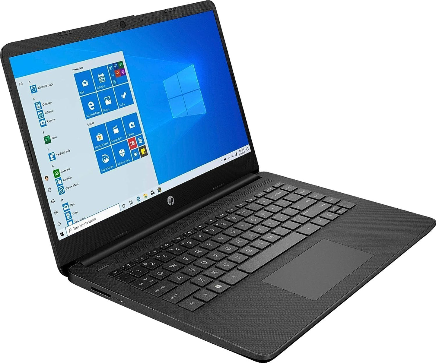 Laptop portátil HP de 15.6" (incluye 1 año de Microsoft 365), pantalla HD, procesador Intel Quad-Core N200, 16 GB de RAM, 128 GB de almacenamiento, Wi-Fi 5, cámara web, HDMI, teclado numérico, Windows 11 Home, rojo 