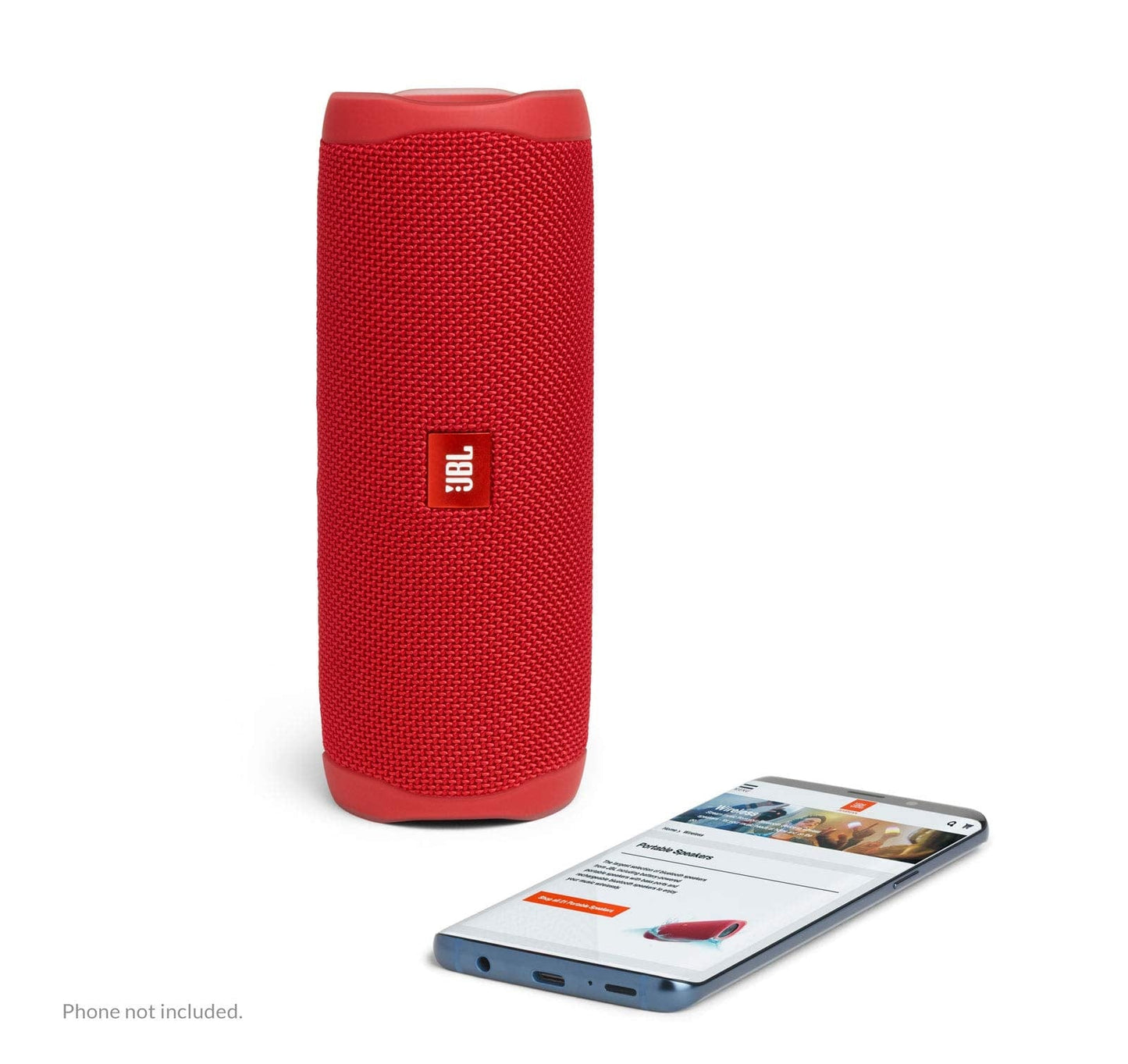 JBL FLIP 5, Altavoz Bluetooth portátil resistente al agua, Negro, Pequeño 