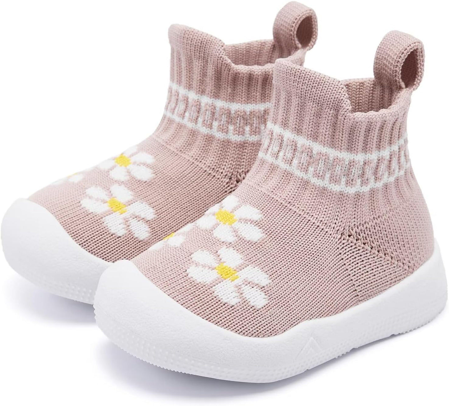 Eashi Baby Boy Girl Non-Skid Indoor Infant Walking Shoes Breathable Warm Elastic Sock Shoes with Memory Sole Protect Toes Outdoor Sneakers Xpress