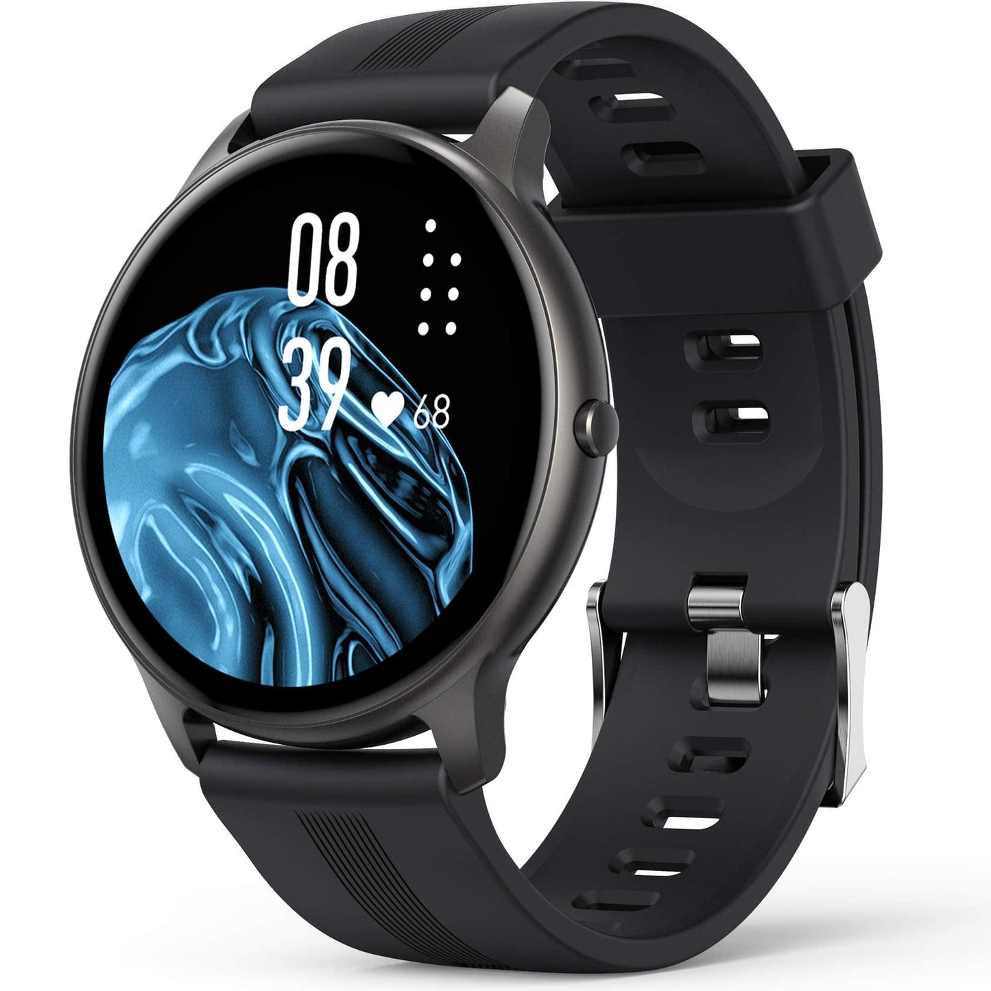 AGPTEK Reloj Inteligente para Mujer, Reloj Inteligente para teléfonos Android e iOS IP68 Rastreador de Actividad a Prueba de Agua con Pantalla táctil a Color Monitor de frecuencia cardíaca Podómetro Monitor de sueño, Rosa 