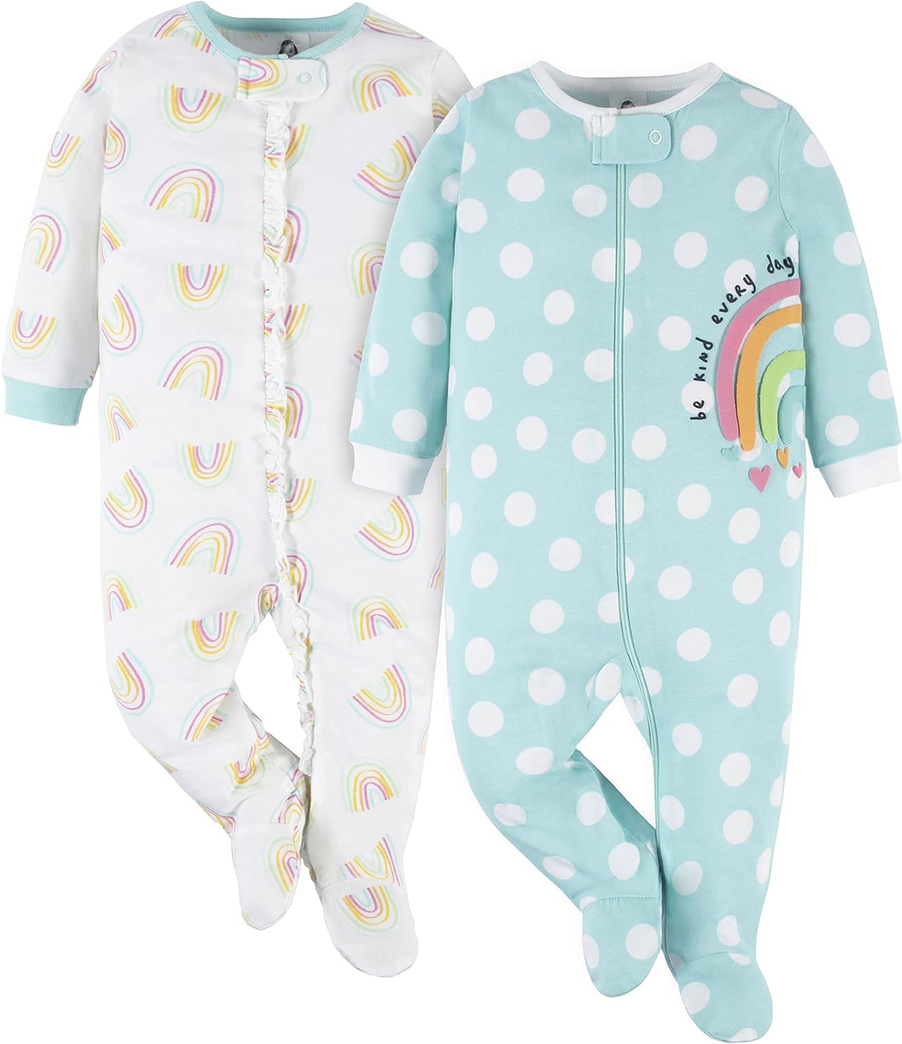 Gerber Baby Girls' 2-Pack Sleep 'N Play Xpress